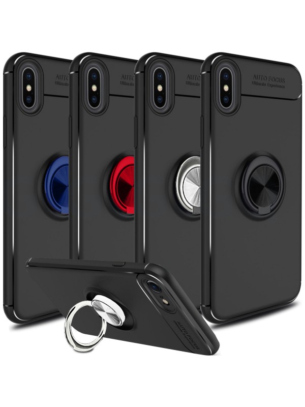 FitCase iPhone X / XS Kılıf Auto Focus Ring Arka Kapak…