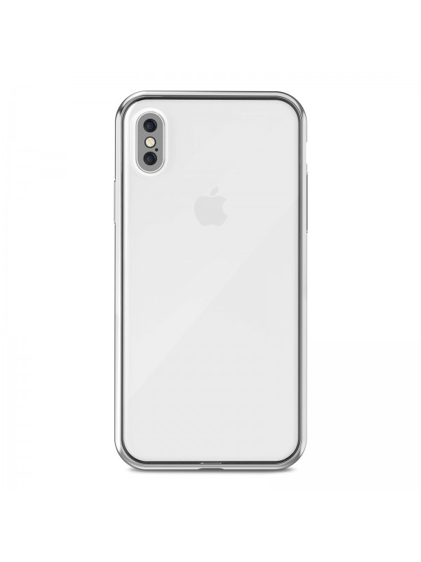 FitCase iPhone X / XS Kılıf Kamera Korumalı Silikon Şeffaf Arka Ka…