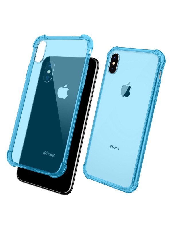 FitCase iPhone X/XS Rugged Silikon Arka Kapak Mavi… FitCase iPhone X/XS Rugged Silikon Arka Kapak Mavi…