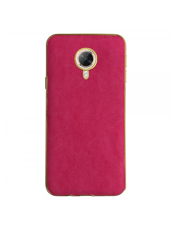 FitCase Kadife Laser GM 5 Plus Silikon Arka Kapak Pembe&hellip;