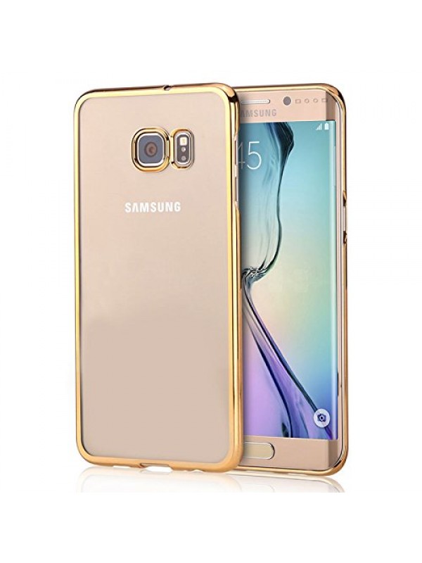 FitCase Laser Color Samsung S6 (G920) Silikon Kılıf Gold