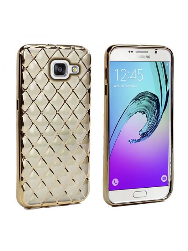 FitCase Laser Galaxy A7 2016 (A710) Baklava Desenli Gold&hellip;