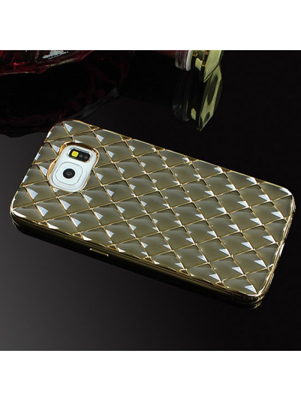 FitCase Laser Samsung S6 (G920) Baklava Desenli Gold - Siyah&hellip;