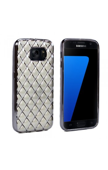 FitCase Laser Samsung S7 (G930) Baklava Desenli Silver…