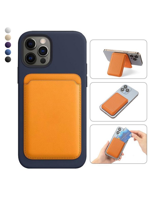 FitCase Magsafe Manyetik Standlı Katlanır Cardsafe Deri Kartlık Cüzdan