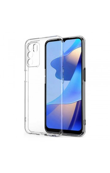 Oppo A55 Kılıf Kamera Korumalı Silikon Şeffaf Kapak
