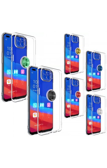 FitCase Oppo A73 Kılıf Gross Ring Şeffaf Arka Kapak…