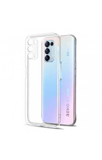 FitCase Oppo Reno 5 Kılıf Kamera Korumalı Silikon Şeffaf Arka Kapak…