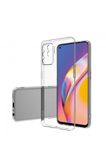 Oppo Reno 5 Lite Kılıf Kamera Korumalı Silikon Şeffaf Arka Kapak…