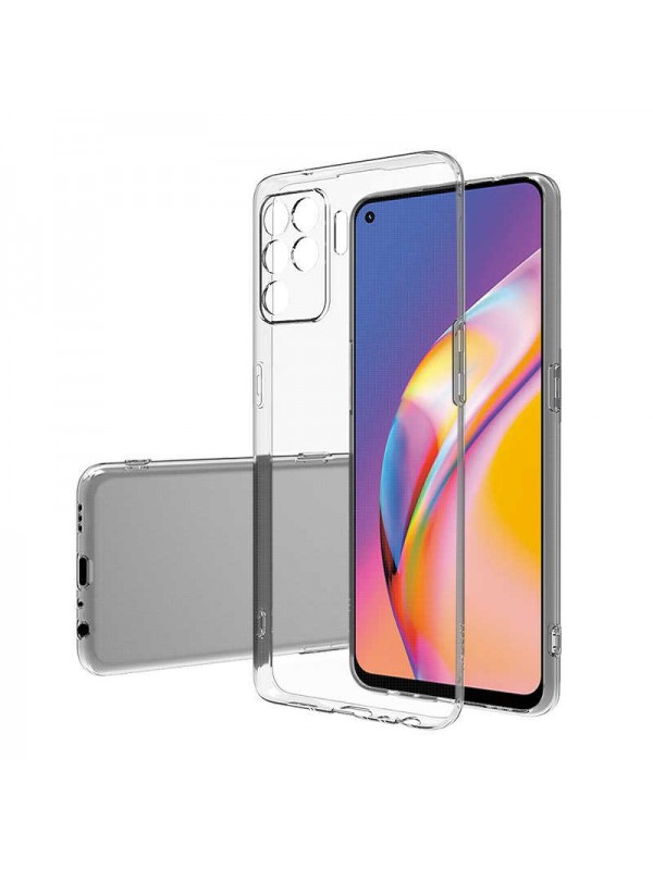 Oppo Reno 5 Lite Kılıf Kamera Korumalı Silikon Şeffaf Arka Kapak…