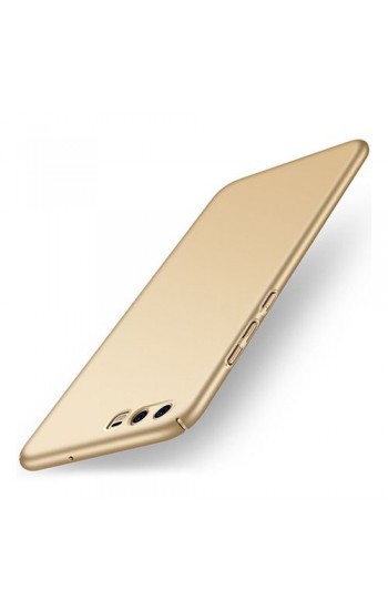 FitCase Rubber Huawei P10 Kılıf Sert Arka Kapak Gold