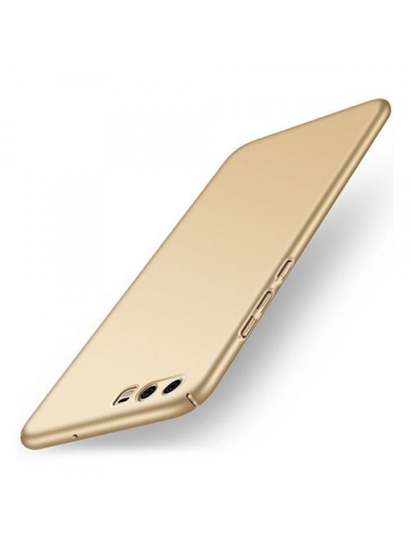 FitCase Rubber Huawei P10 Kılıf Sert Arka Kapak Gold…