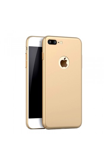FitCase Rubber iPhone 7 Plus Kılıf Sert Arka Kapak Gold…