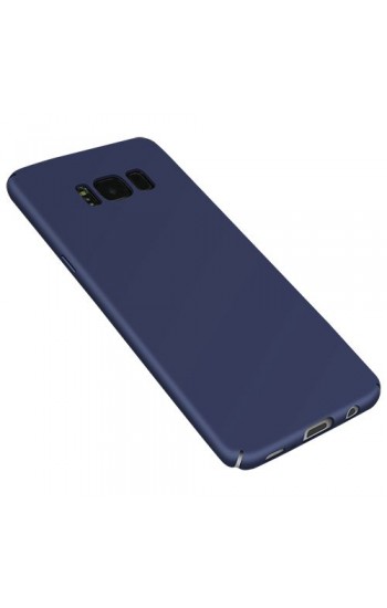 FitCase Rubber Samsung Galaxy S8 Plus Kılıf Sert Arka Kapak Lacivert