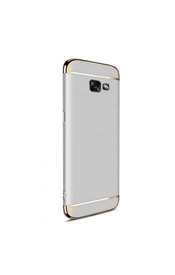 FitCase Samsung A3 2017 (A320) Golden Frame Arka Kapak Gri…