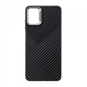 FitCase Samsung Galaxy A06 Kılıf Magsafe Özellikli Titan Karbon Desen Kapak
