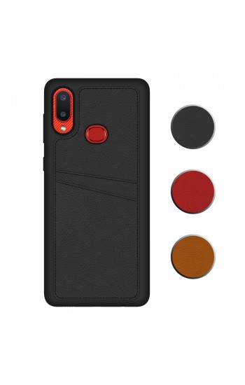 FitCase Samsung Galaxy A10s Kılıf Proda Deri Çift Kartlık Cepli Kapak&hellip;