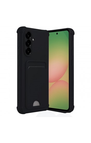 FitCase Samsung Galaxy A17 Cardy Soft Kartlık Cepli Silikon Kapak FitCase Samsung Galaxy A17 Cardy Soft Kartlık Cepli Silikon Kapak