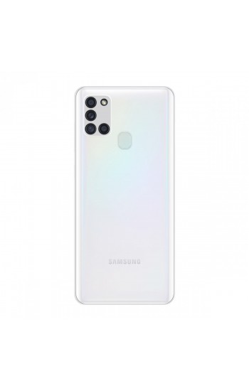 Samsung Galaxy A21s Kılıf Kamera Korumalı Silikon Şeffaf Arka Kapak