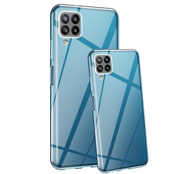 Samsung Galaxy A22 M22 M32 Kılıf Kamera Korumalı Silikon Şeffaf Arka Kapak