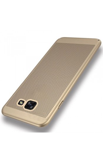 FitCase Samsung Galaxy A3 2017 Kılıf Point Sert Arka Kapak Gold