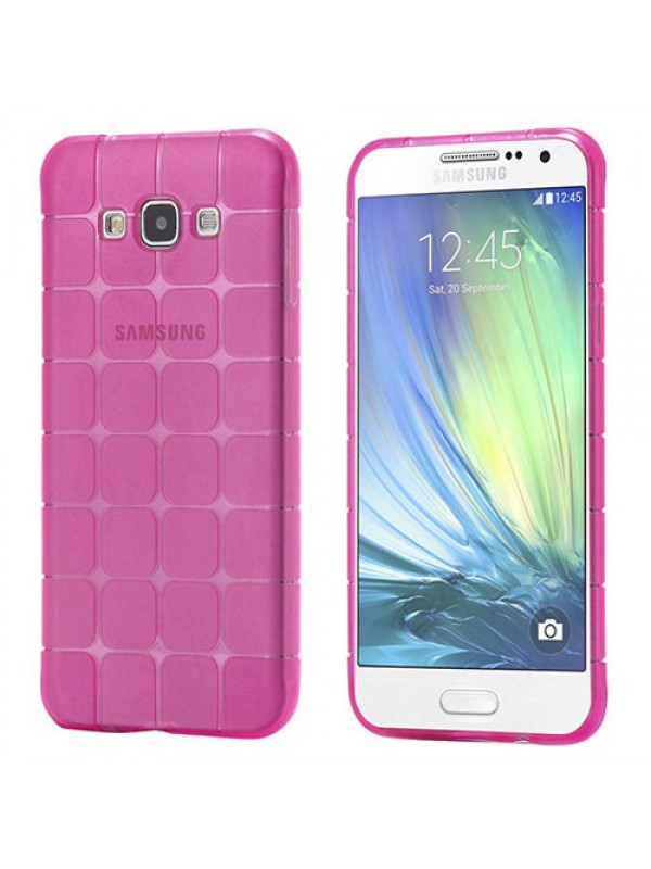 FitCase Samsung Galaxy A3 (A300) Plaid Silikon Arka Kapak Pembe…