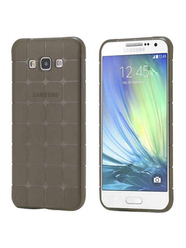 FitCase Samsung Galaxy A3 (A300) Plaid Silikon Arka Kapak Siyah…