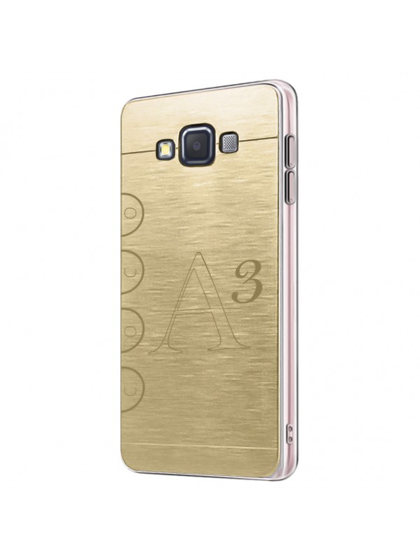 FitCase Samsung Galaxy A3 Metal (A300)TPU Arka Kapak Gold… FitCase Samsung Galaxy A3 Metal (A300)TPU Arka Kapak Gold…