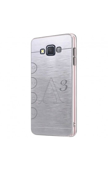 FitCase Samsung Galaxy A3 Metal (A300) TPU Arka Kapak Gri