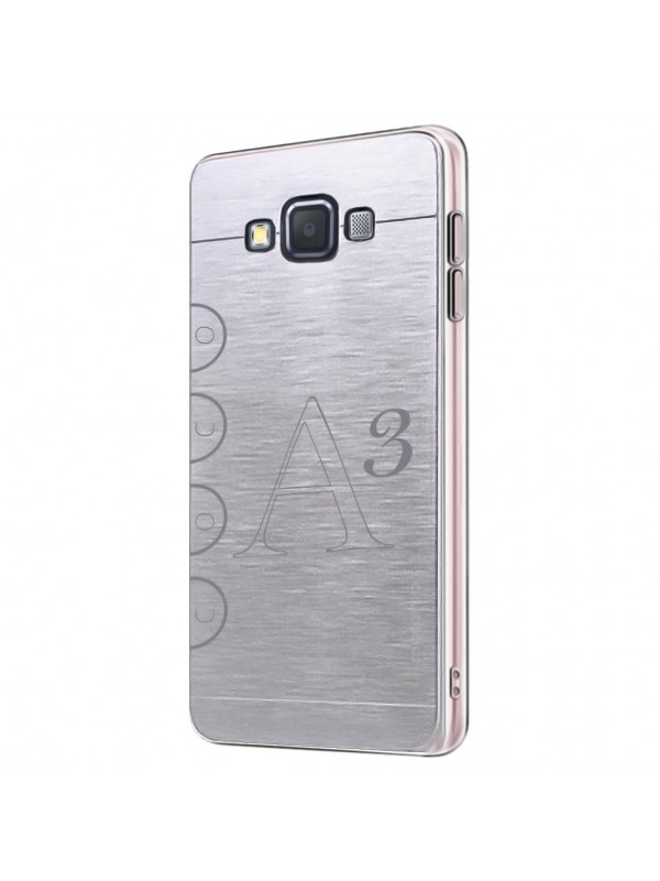 FitCase Samsung Galaxy A3 Metal (A300) TPU Arka Kapak Gri…