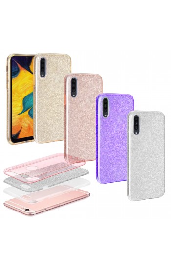 FitCase Samsung Galaxy A30S (A307) 3in1 Simli Silikon Arka Kapak-Kılıf