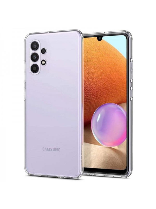 Samsung Galaxy A32 4G A325 Kılıf Kamera Korumalı Silikon Şeffaf Ar…
