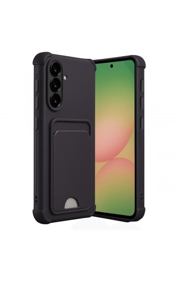 FitCase Samsung Galaxy A36 Cardy Soft Kartlık Cepli Silikon Kapak