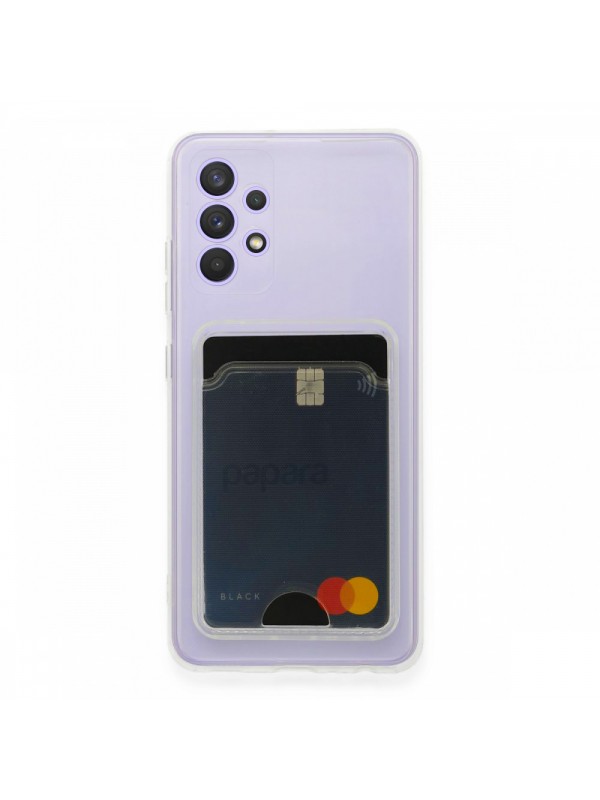 Samsung Galaxy A52 Kılıf Cardy Şeffaf Kartlık Cepli Kapak&hellip;