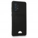 FitCase Samsung Galaxy A72 Cardy Soft Delikli Kartlık Cepli Silikon Kapak
