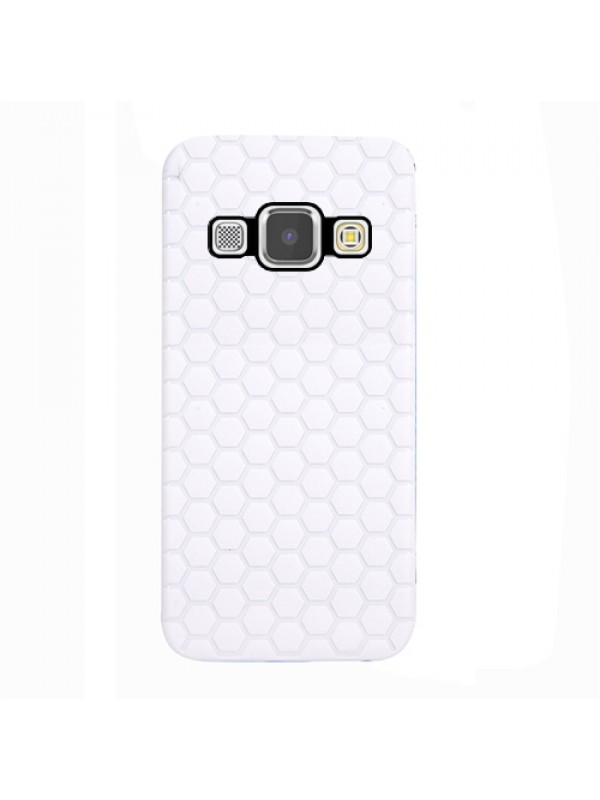 FitCase Samsung Galaxy A8 (A800) TPU Beehive Serisi Arka Kapak Beyaz…