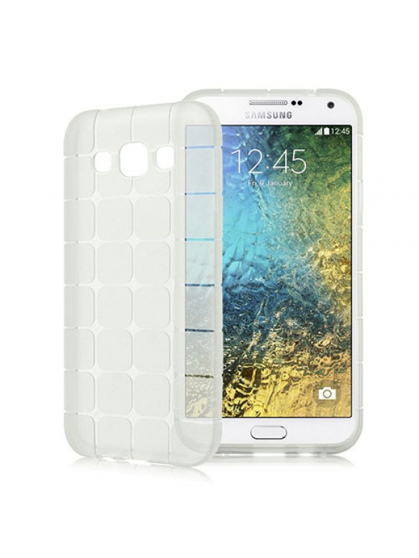 FitCase Samsung Galaxy E5 (E500) Plaid Silikon Arka Kapak Şeffaf…