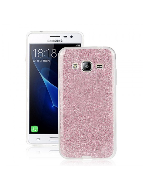 FitCase Samsung Galaxy J2 2016 (J210) Simli Arka Kapak Pembe…