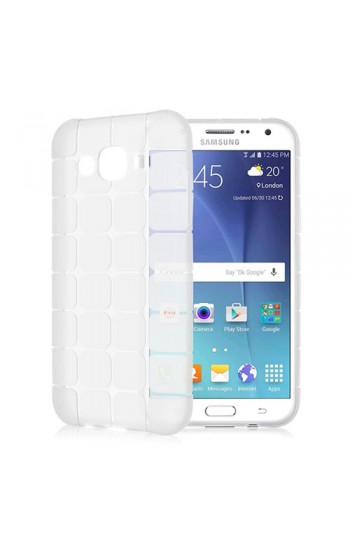 FitCase Samsung Galaxy J2 (J200) Plaid Silikon Arka Kapak Şeffaf…