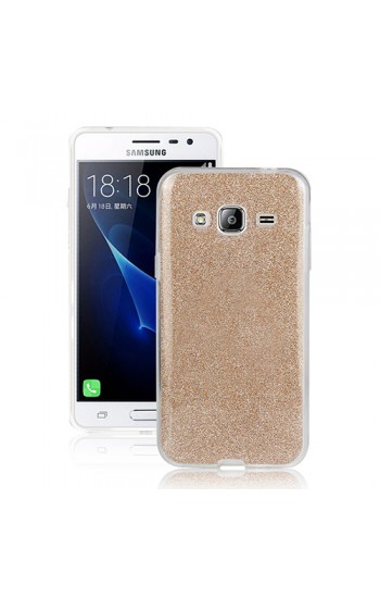 FitCase Samsung Galaxy J5 (J500) Simli Arka Kapak Gold&hellip;