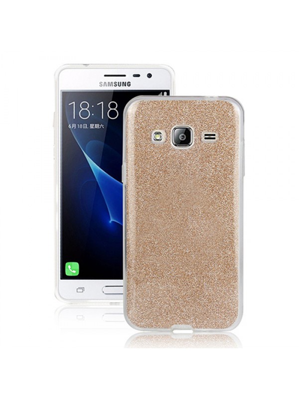 FitCase Samsung Galaxy J5 (J500) Simli Arka Kapak Gold&hellip;