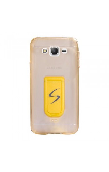 FitCase Samsung Grand Prime (G530) Standlı TPU Kılıf Gold…