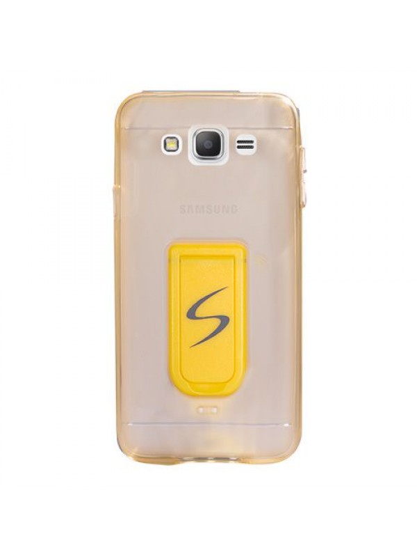 FitCase Samsung Grand Prime (G530) Standlı TPU Kılıf Gold…