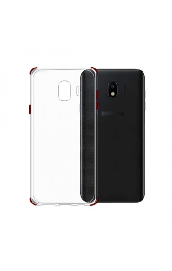 FitCase Samsung J2 Core Anti Shock Darbe Koruyucu Silikon Arka Kapak Kırm…