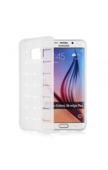 FitCase Samsung S6 EDGE Plus (G928) Plaid Silikon Arka Kapak Şeffaf…