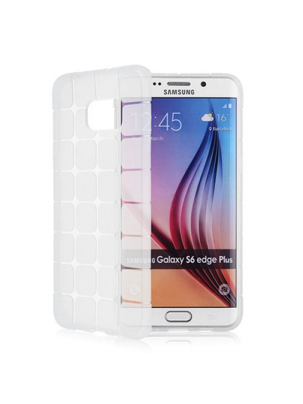 FitCase Samsung S6 EDGE Plus (G928) Plaid Silikon Arka Kapak Şeffaf…