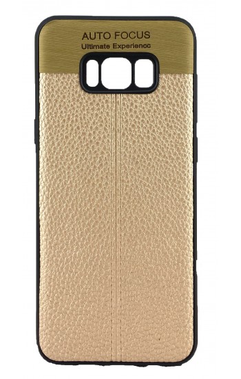 FitCase Samsung S8 Plus (G955) Auto Focus Silikon Arka Kapak Gold