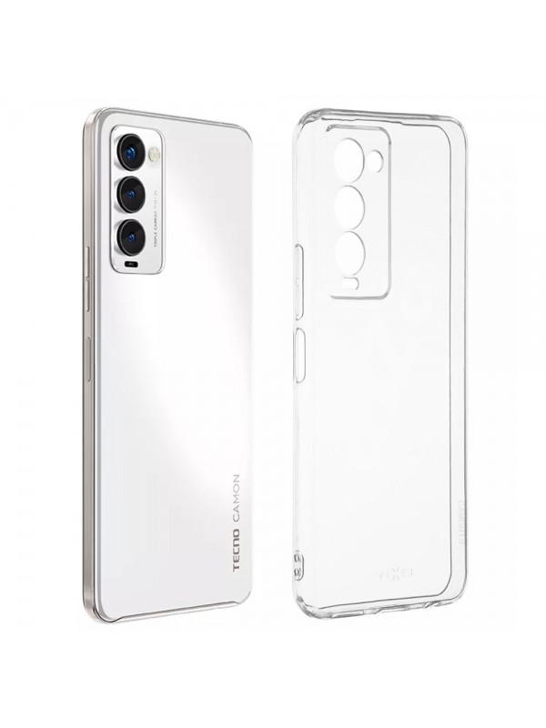 Tecno Camon 18 / 18P Kılıf Kamera Korumalı Silikon Şeffaf Ark…