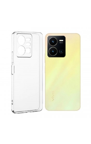 Vivo Y35 Kılıf Kamera Korumalı Silikon Şeffaf Arka Kapak…