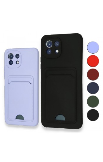 FitCase Xiaomi Mi 11 Lite Cardy Soft Delikli Kartlık Cepli Silikon Kapak…